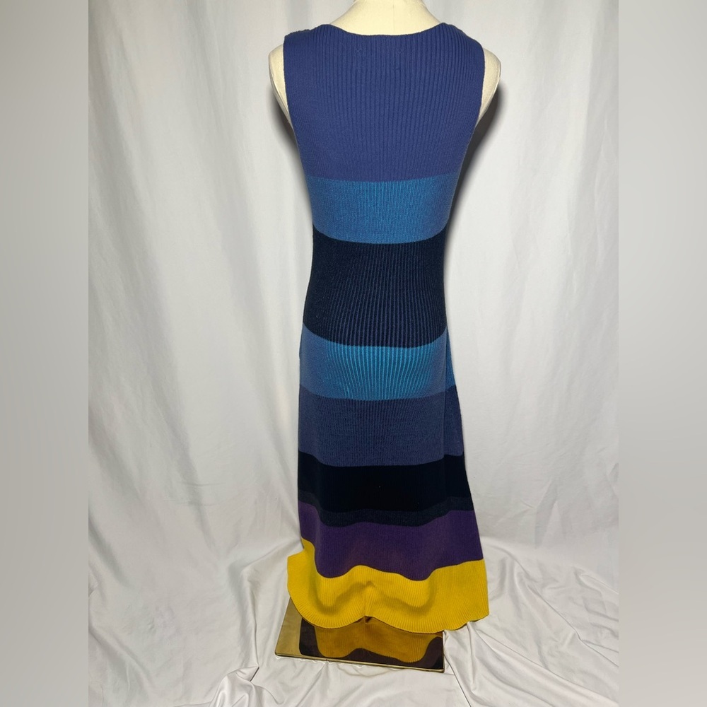 Mara Hoffman Sleeveless Knit Color-block Midi Dress | L - Picture 6 of 9